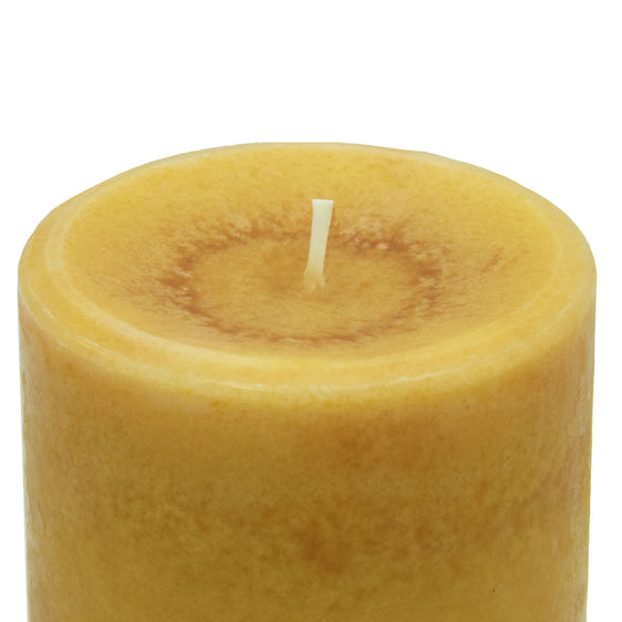 Pier 1 Amber Musk 3x4 Solid Pillar Candle