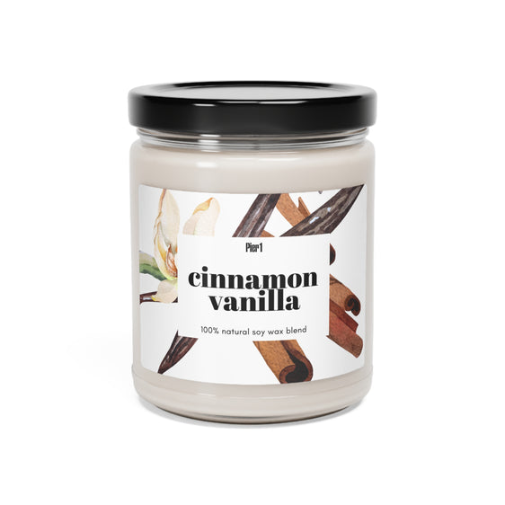 Cinnamon Vanilla Soy Candle, 9oz