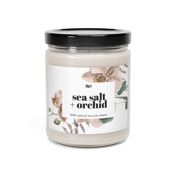 Sea Salt & Orchid Soy Candle, 9oz