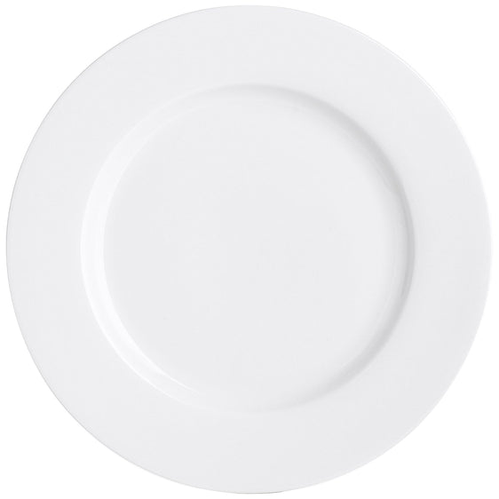 Pier 1 Luminous Porcelain White Dinner Plates, Set of 4