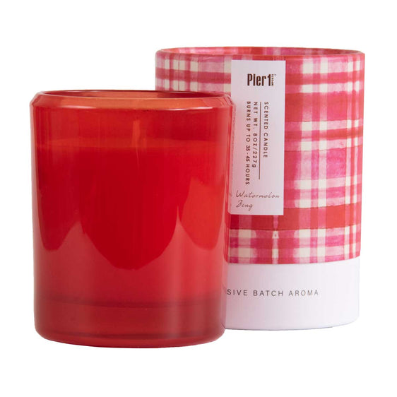 Pier 1 Watermelon Zing 8oz Boxed Soy Candle - Pier 1