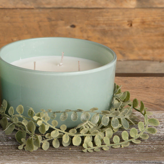 Pier 1 Sea Grass Filled 3-Wick Candle